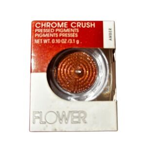 Flower Beauty Chrome Crush Pressed Pigments Amber Metallic Eyeshadow 0.10oz New